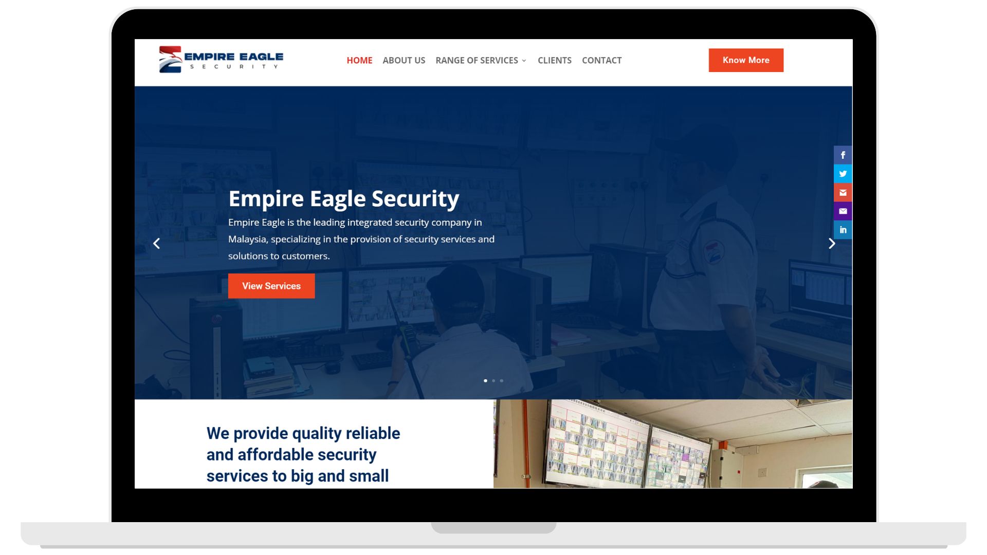 security-company-website-design